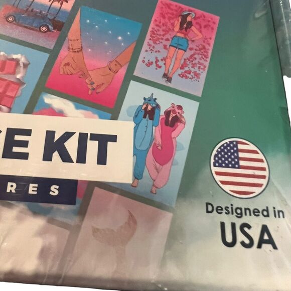 Wall Collage Kit Aesthetic Pictures 60 Piece Set Set 4x6 Pink & Blue Dreams Col. - Picture 8 of 9